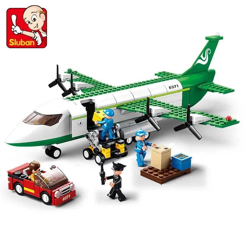 Creative City Airbus Cargo Aircraft Building Blocks Toys - ToylandEU