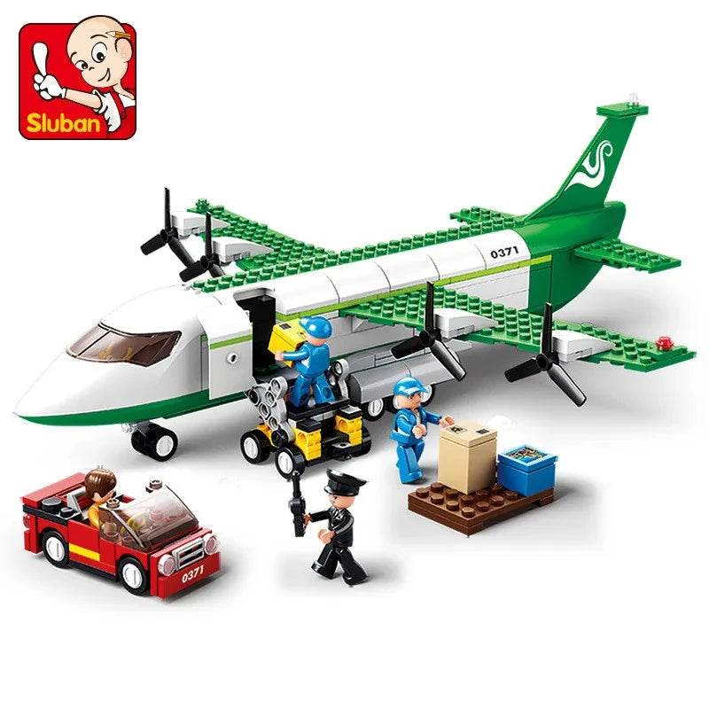Creative City Airbus Cargo Aircraft Building Blocks Toys - ToylandEU
