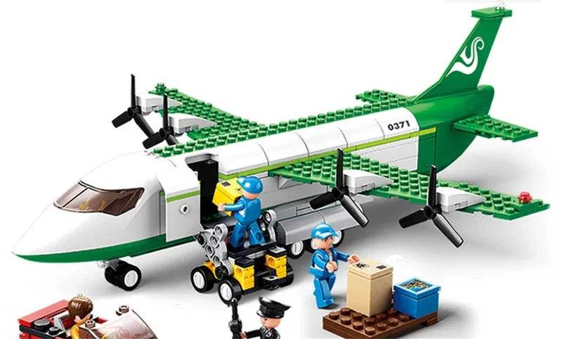 Creative City Airbus Cargo Aircraft Building Blocks Toys - ToylandEU