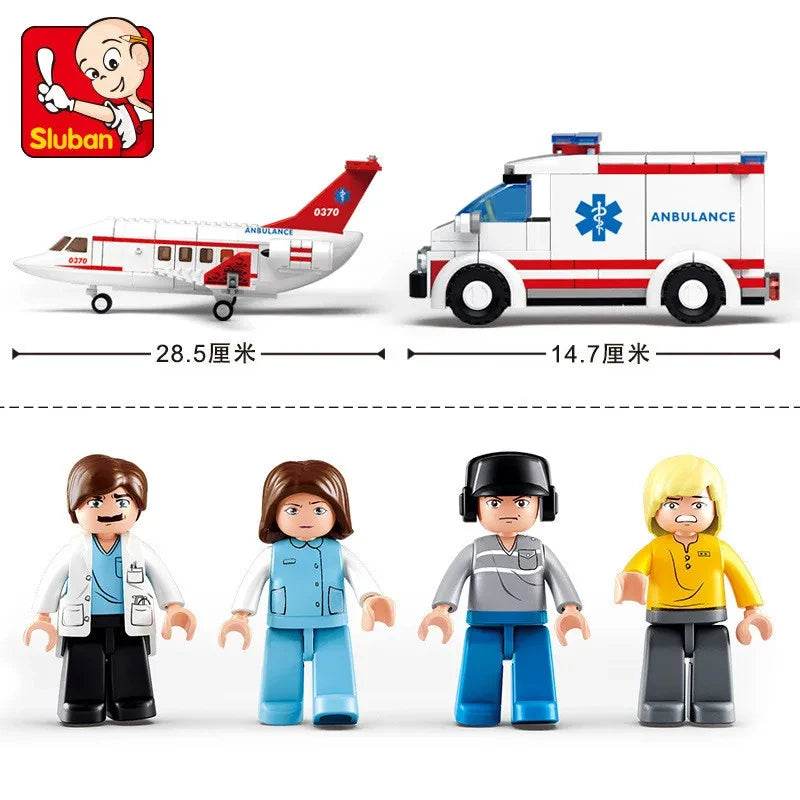 Creative City Airbus Cargo Aircraft Building Blocks Toys - ToylandEU