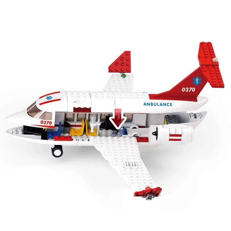 Creative City Airbus Cargo Aircraft Building Blocks Toys - ToylandEU