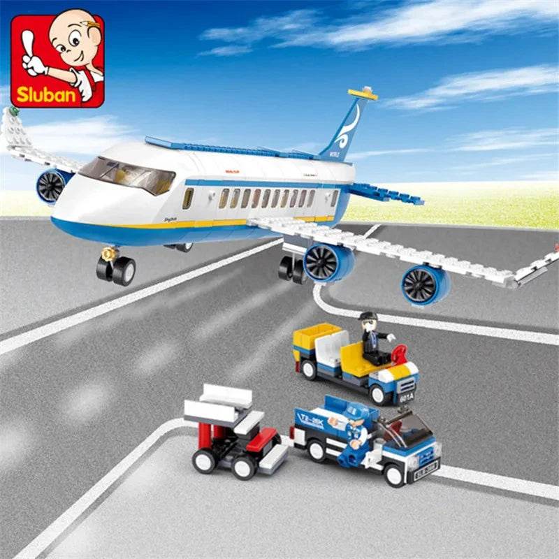 Creative City Airbus Cargo Aircraft Building Blocks Toys - ToylandEU
