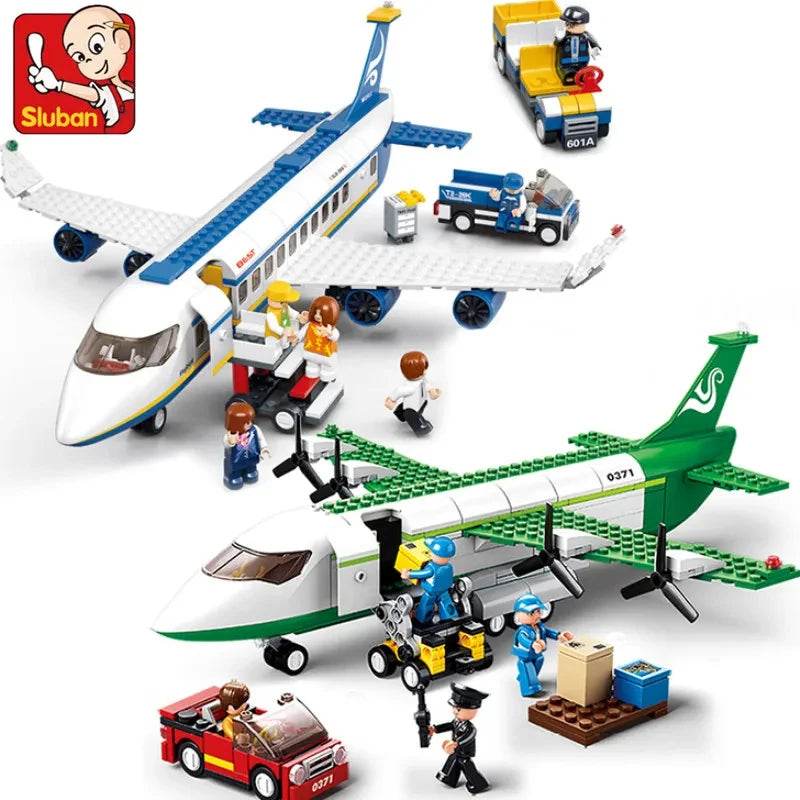 Creative City Airbus Cargo Aircraft Plane Building Blocks - ToylandEU