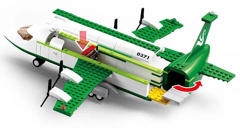 Creative City Airbus Cargo Aircraft Plane Building Blocks - ToylandEU