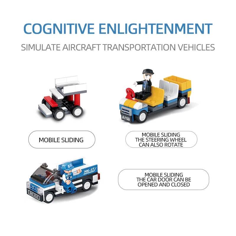 Creative City Airbus Cargo Aircraft Plane Building Blocks - ToylandEU