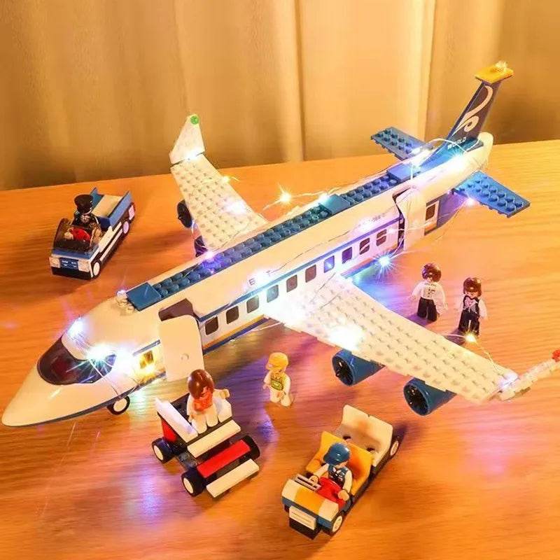 Creative City Airbus Cargo Aircraft Plane Building Blocks - ToylandEU