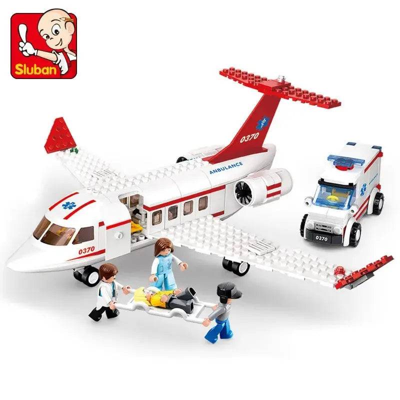 Creative City Airbus Cargo Aircraft Plane Building Blocks - ToylandEU