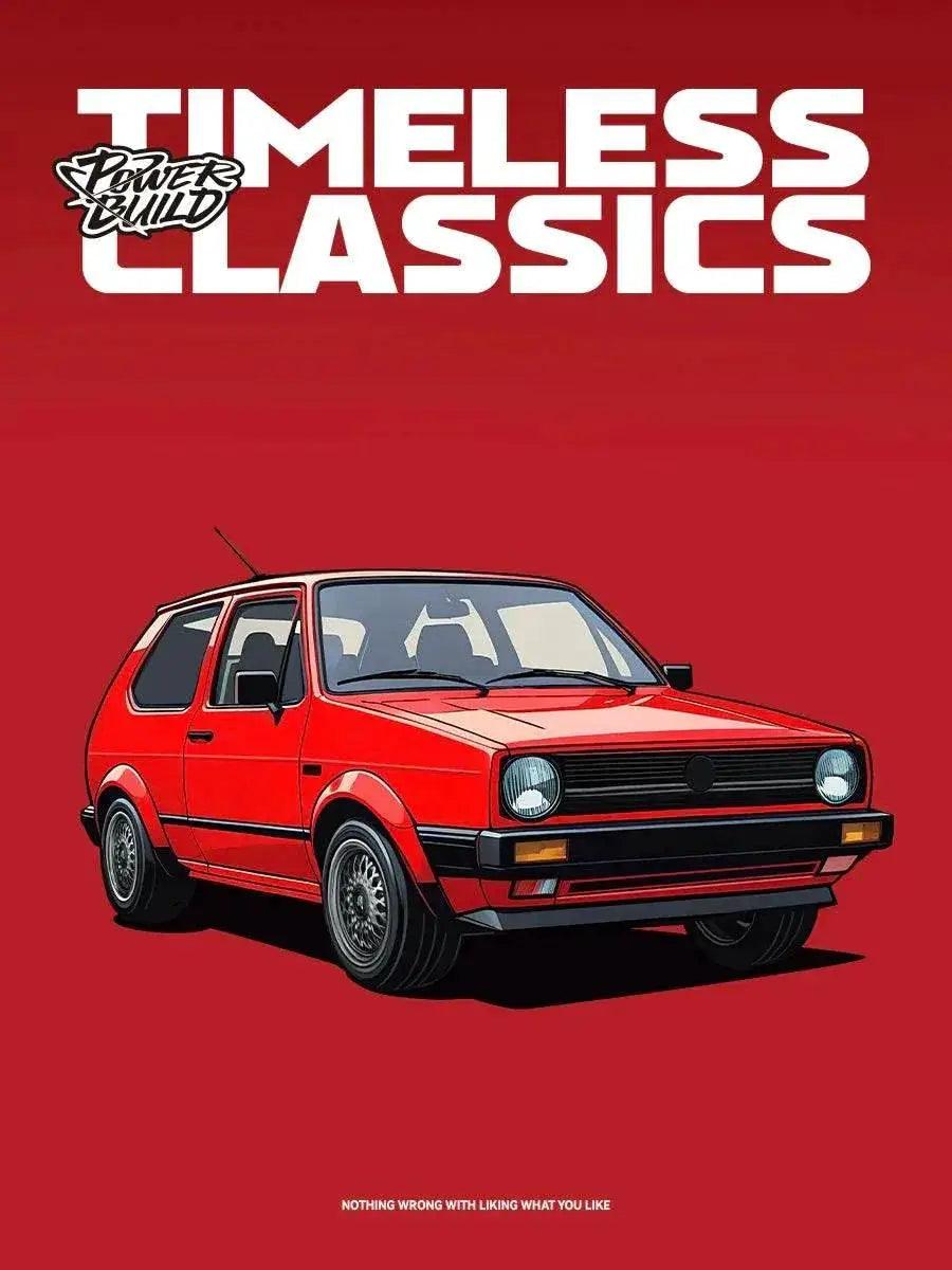  Creative City Retro Sedan Building Blocks Car Model MK2 -  ToylandEU™