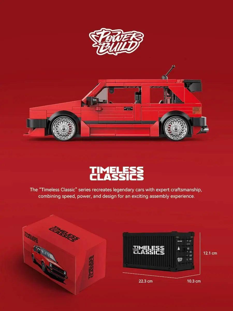  Creative City Retro Sedan Building Blocks Car Model MK2 -  ToylandEU™