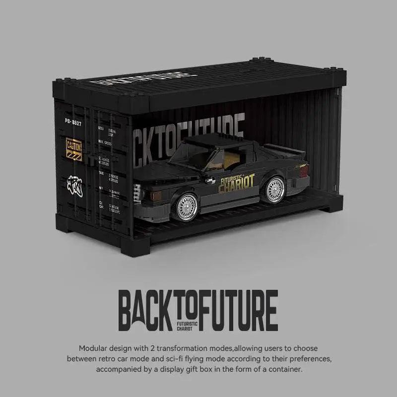  Creative City Retro Sedan Building Blocks Car Model MK2 -  ToylandEU™