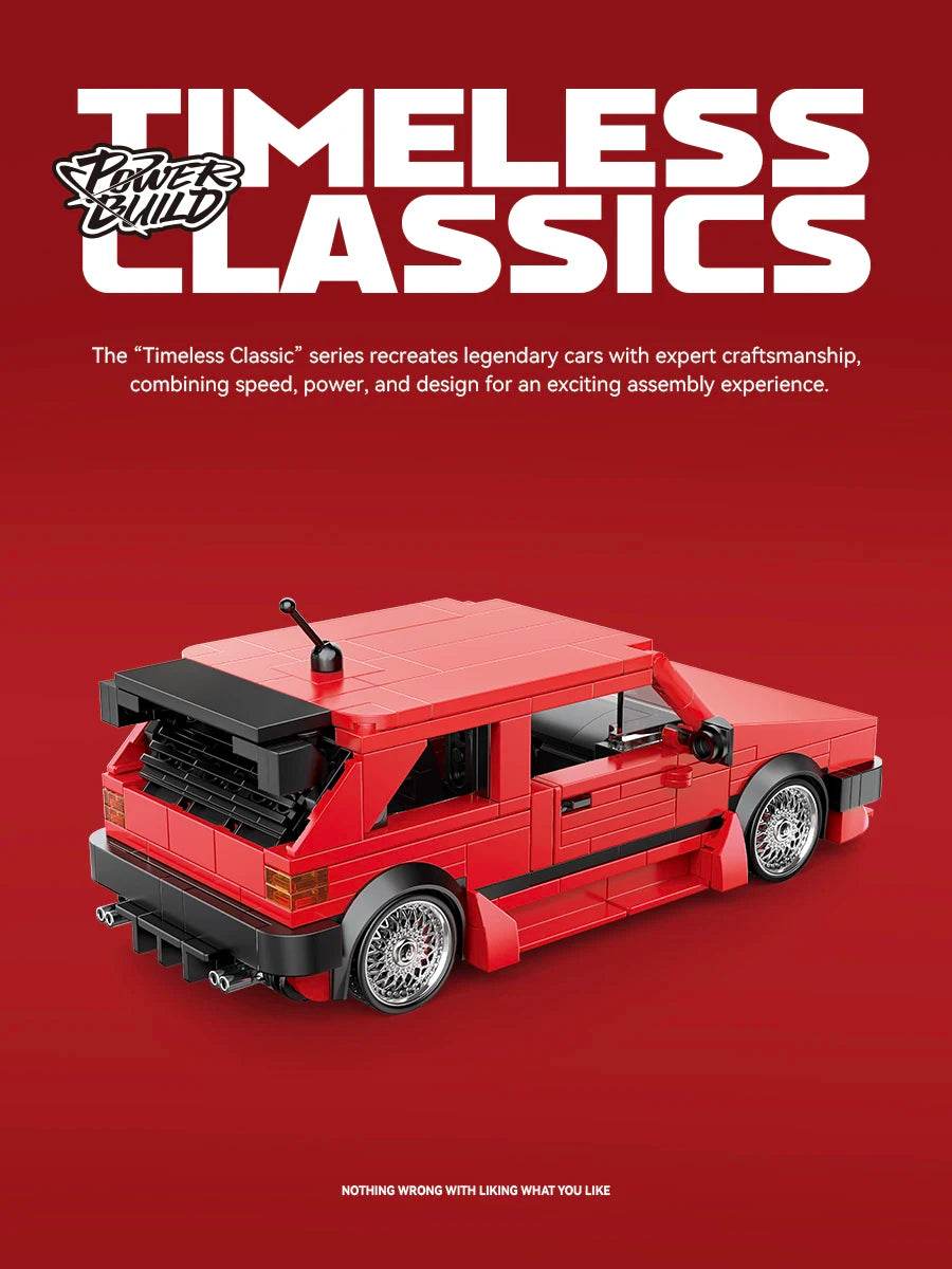 Creative City Retro Sedan Camping Car Building Blocks MK2 - ToylandEU