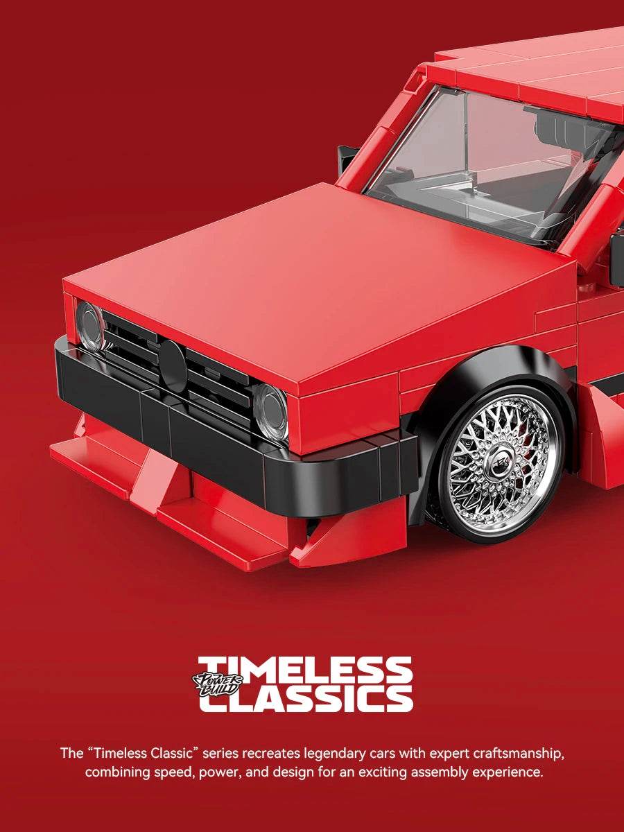 Creative City Retro Sedan Camping Car Building Blocks MK2 - ToylandEU