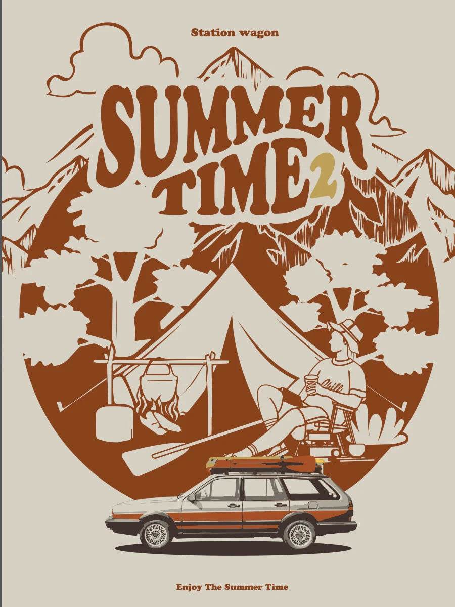 Creative City Retro Sedan Camping Car Building Blocks MK2 - ToylandEU