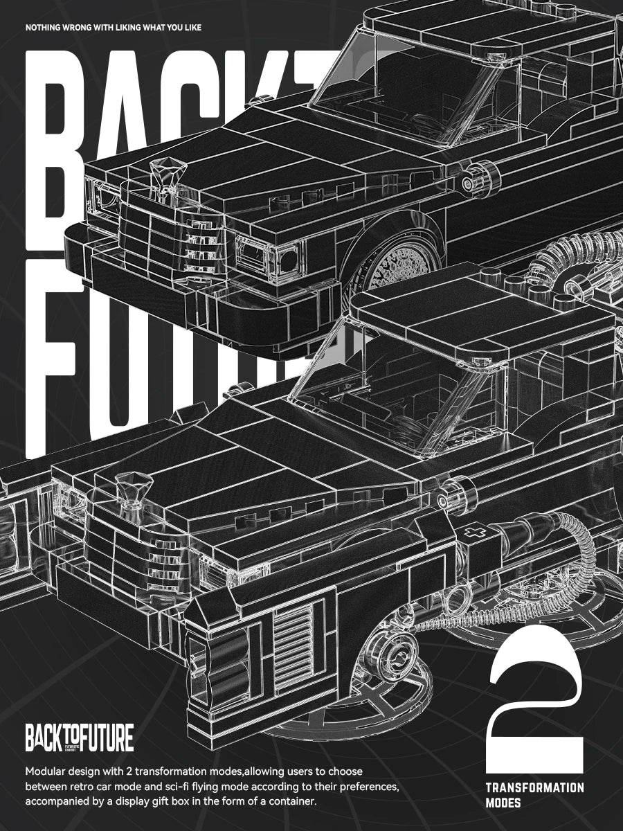 Creative City Retro Sedan Camping Car Building Blocks MK2 - ToylandEU