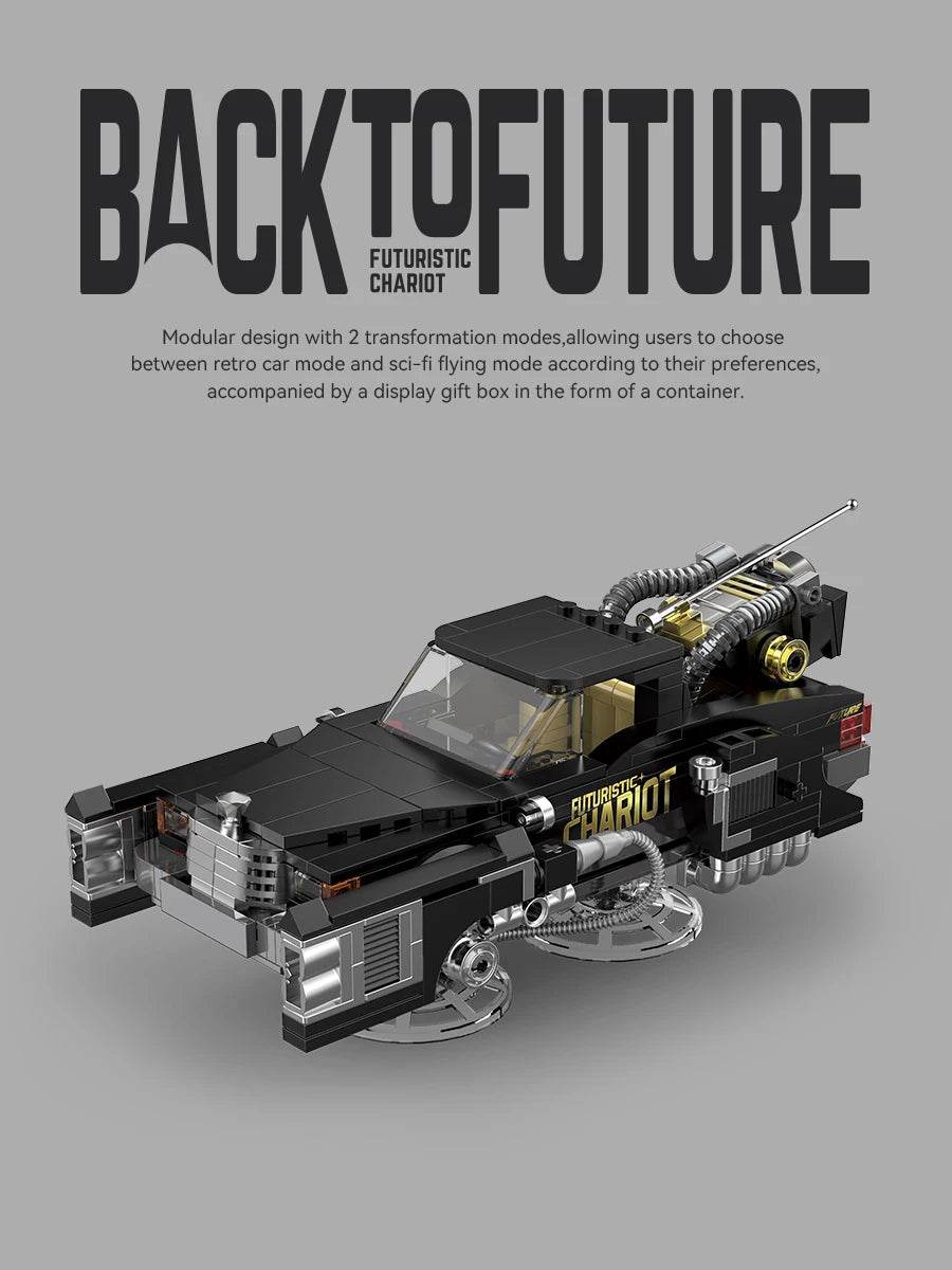 Creative City Retro Sedan Camping Car Building Blocks MK2 - ToylandEU