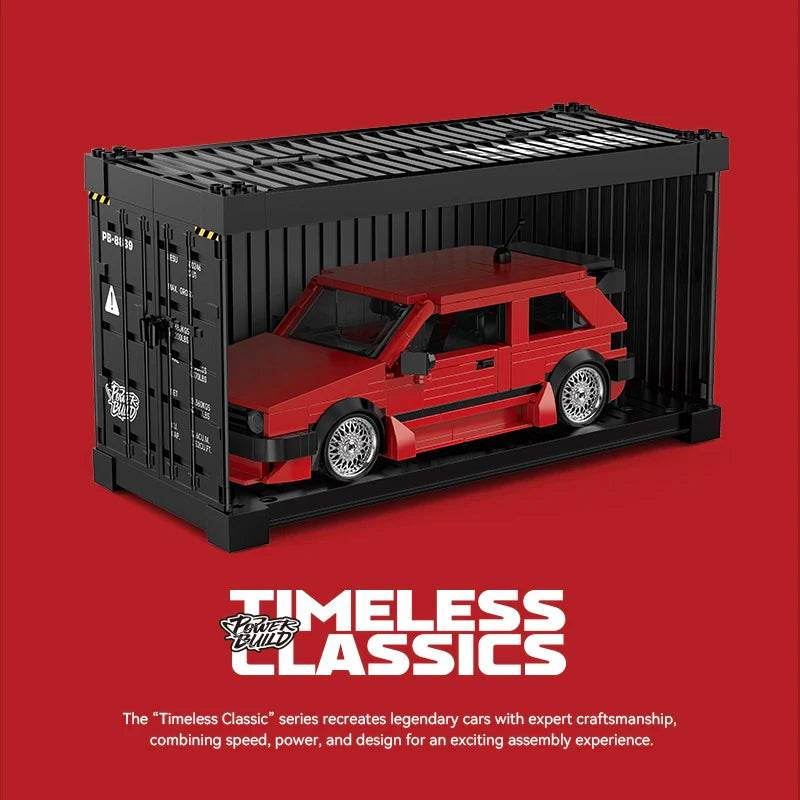 Creative City Retro Sedan Camping Car Building Blocks MK2 - ToylandEU