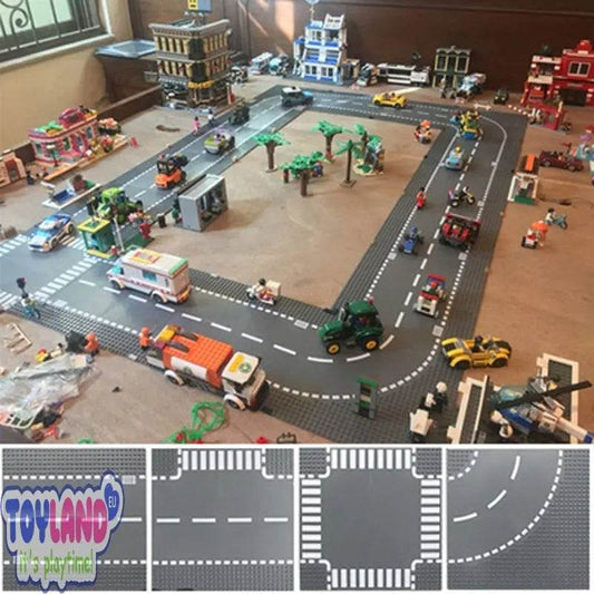 Creative City Road Construction Building Blocks Set for Kids - ToylandEU