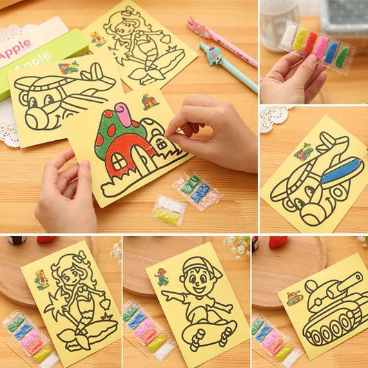Creative Color Sand Art Kit for Kids - 10 Fun DIY Craft Sets - ToylandEU