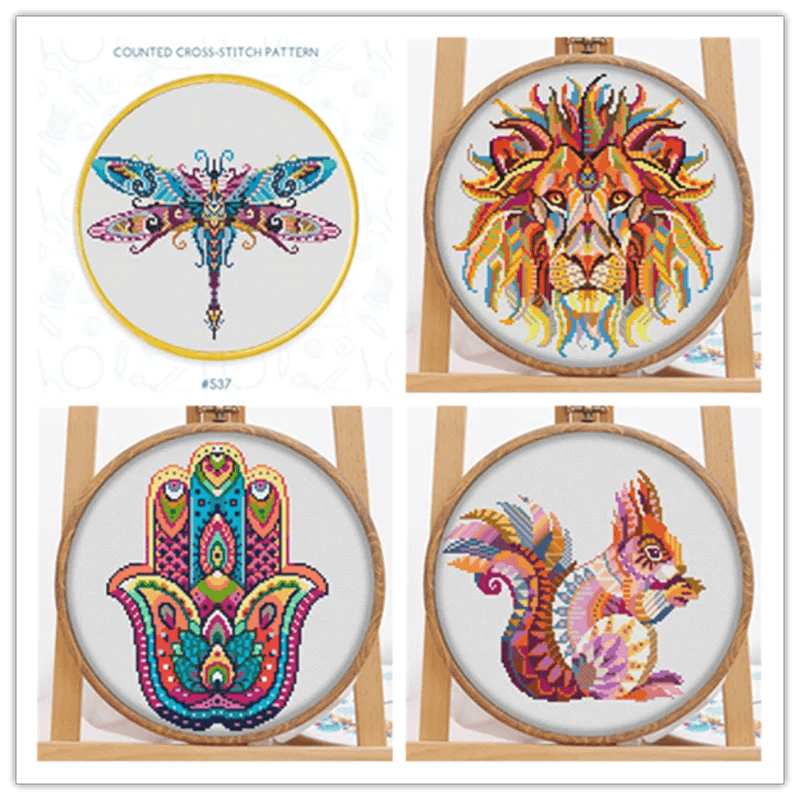 Creative Cross-Stitch Kits - World of Warcraft Embroidery Threads for Handcrafting - ToylandEU