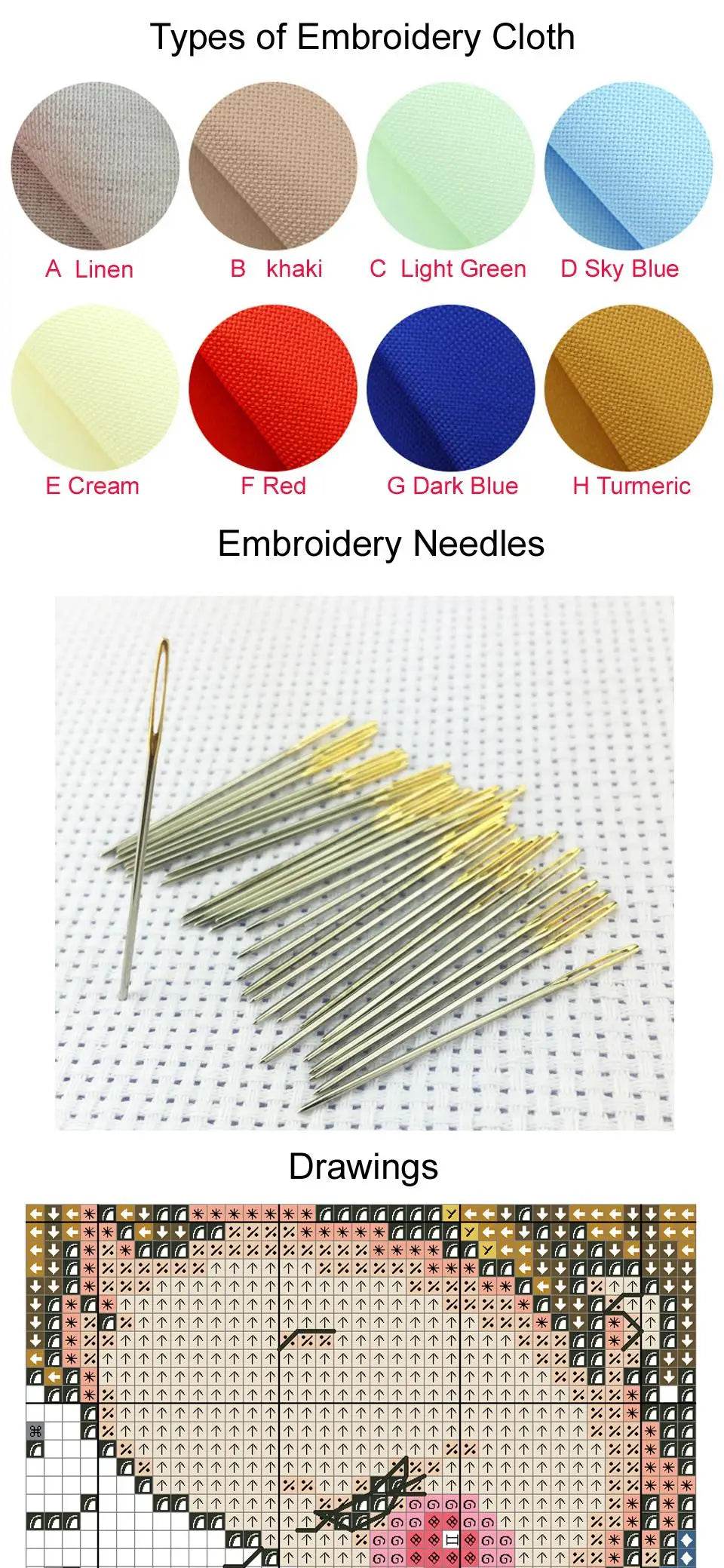 Creative Cross-Stitch Kits - World of Warcraft Embroidery Threads for Handcrafting - ToylandEU