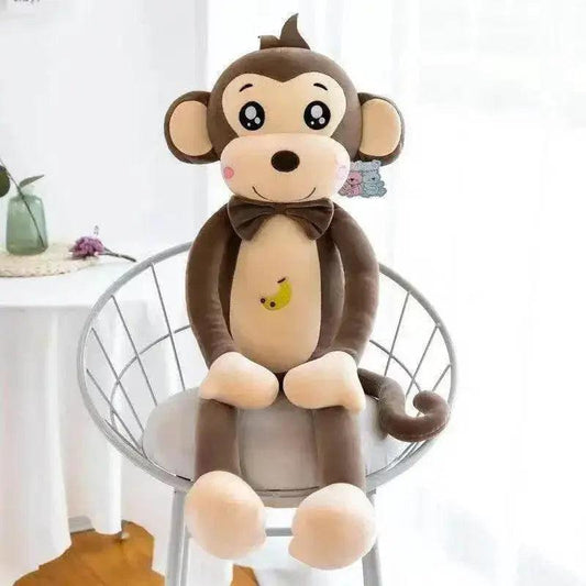  Creative Cute Cartoon Plush Monkey Doll with Long Arms and Legs Baby Sleeping Pillow Gift -  ToylandEU™