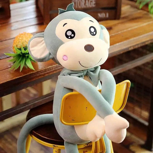  Creative Cute Cartoon Plush Monkey Doll with Long Arms and Legs Baby Sleeping Pillow Gift -  ToylandEU™