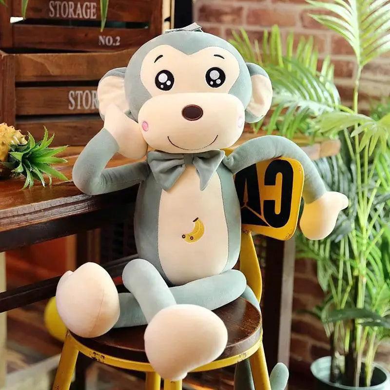  Creative Cute Cartoon Plush Monkey Doll with Long Arms and Legs Baby Sleeping Pillow Gift -  ToylandEU™