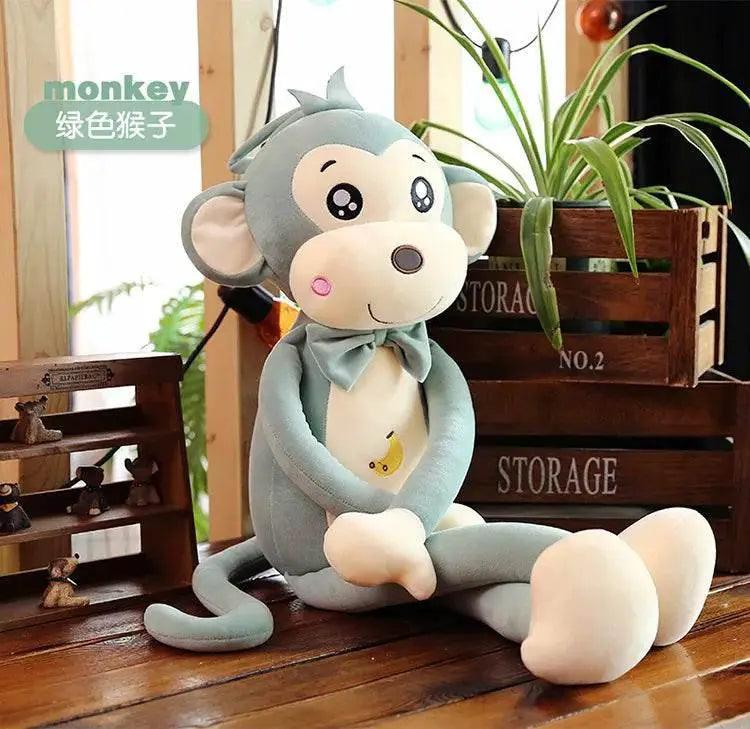  Creative Cute Cartoon Plush Monkey Doll with Long Arms and Legs Baby Sleeping Pillow Gift -  ToylandEU™