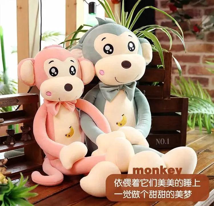  Creative Cute Cartoon Plush Monkey Doll with Long Arms and Legs Baby Sleeping Pillow Gift -  ToylandEU™