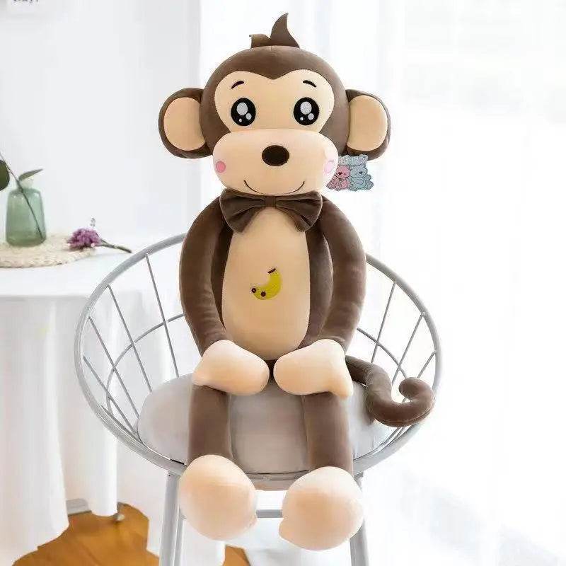 Creative Cute Cartoon Plush Monkey Doll with Long Arms and Legs Baby Sleeping Pillow Gift - ToylandEU
