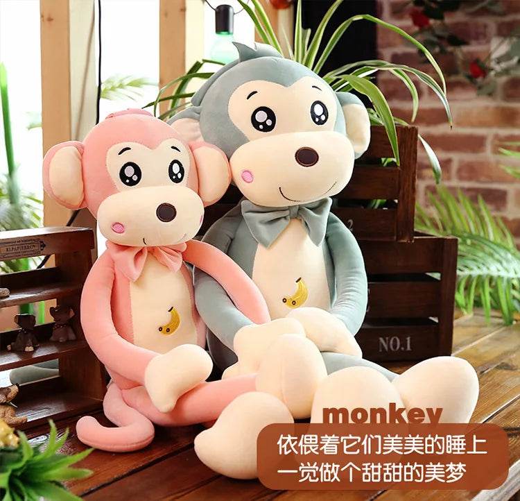 Creative Cute Cartoon Plush Monkey Doll with Long Arms and Legs Baby Sleeping Pillow Gift - ToylandEU