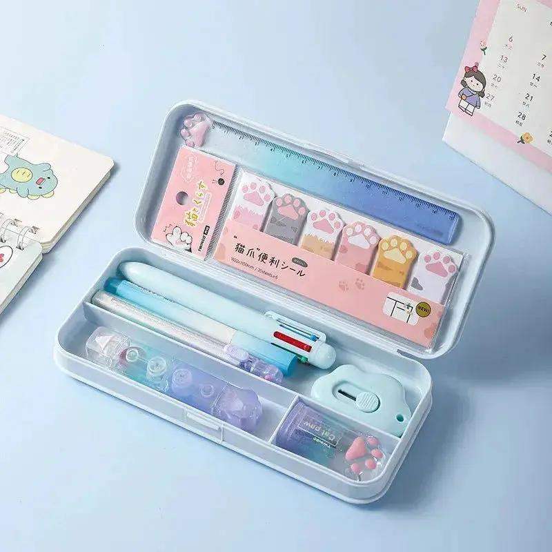 Elegant Colorful Cat Paw Stationery Kit Deluxe 9 In 1 - ToylandEU