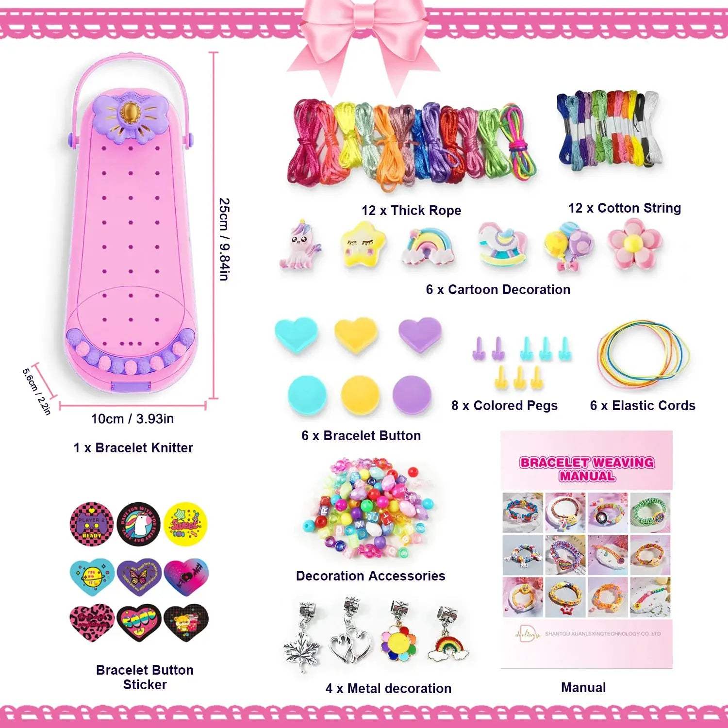 Creative DIY Bracelet Making Kit For Girls Jewelry Craft Gift - ToylandEU