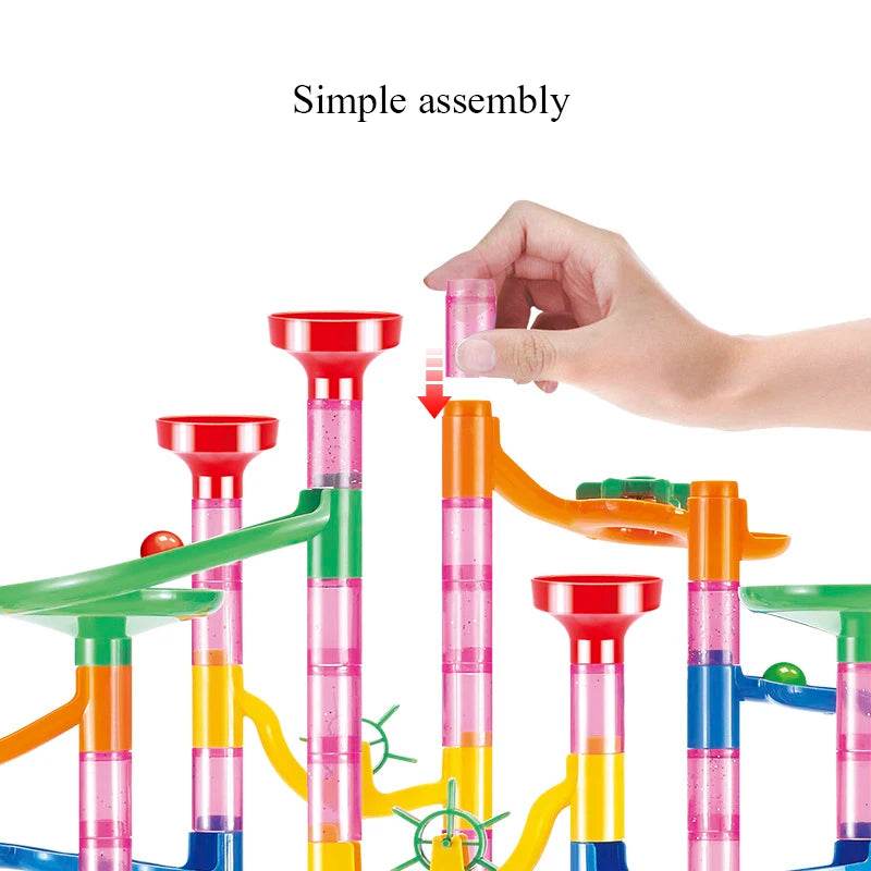 Creative DIY Marble Run Building Blocks Set - Fun for Kids! - ToylandEU