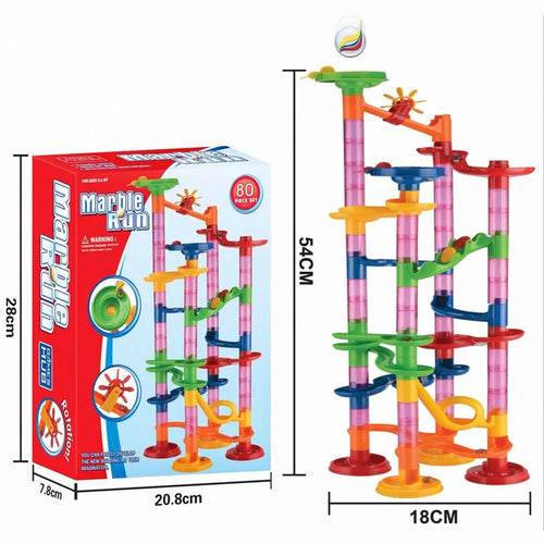 Creative DIY Marble Run Building Blocks Set - Fun for Kids! - ToylandEU