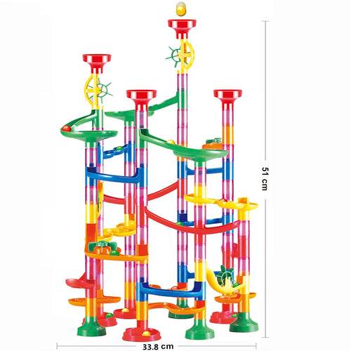 Creative DIY Marble Run Building Blocks Set - Fun for Kids! - ToylandEU