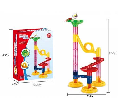 Creative DIY Marble Run Building Blocks Set - Fun for Kids! - ToylandEU