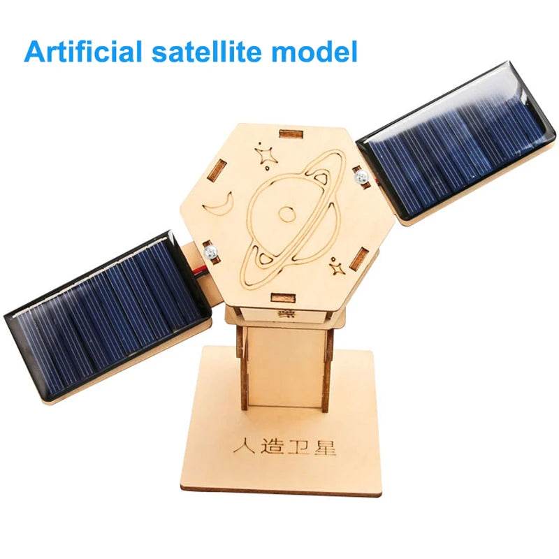 Creative DIY Technology Small Production Aviation Satellite Space Model Children's Educational Handmade Materials Assembly Toys - ToylandEU