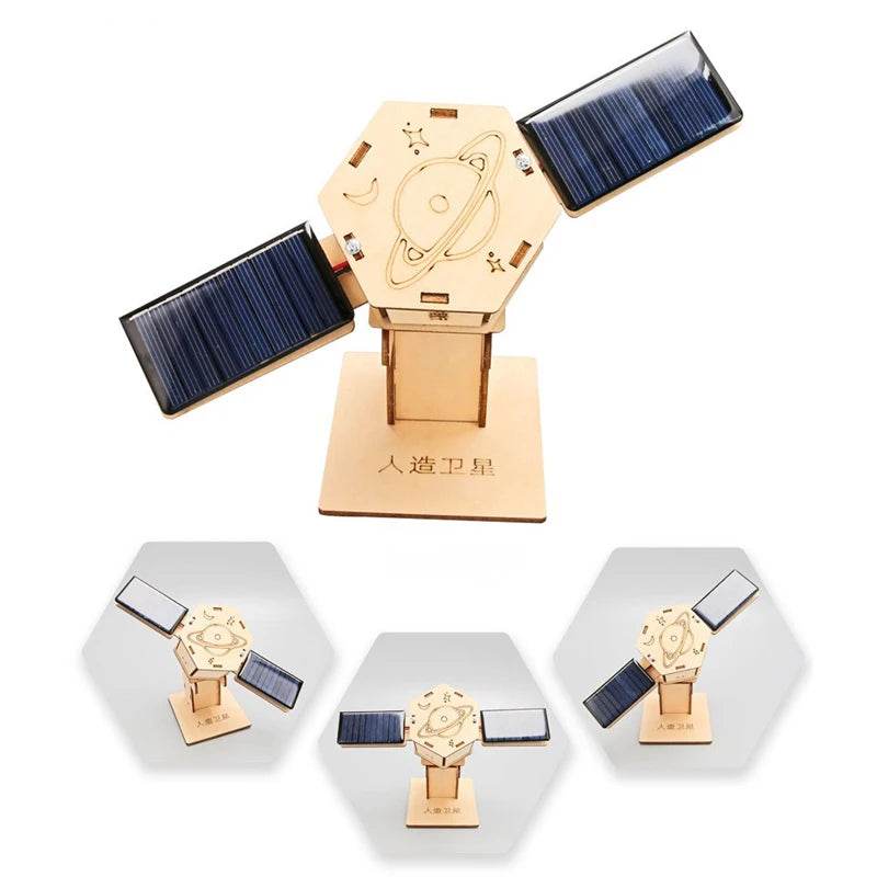 Creative DIY Technology Small Production Aviation Satellite Space Model Children's Educational Handmade Materials Assembly Toys - ToylandEU