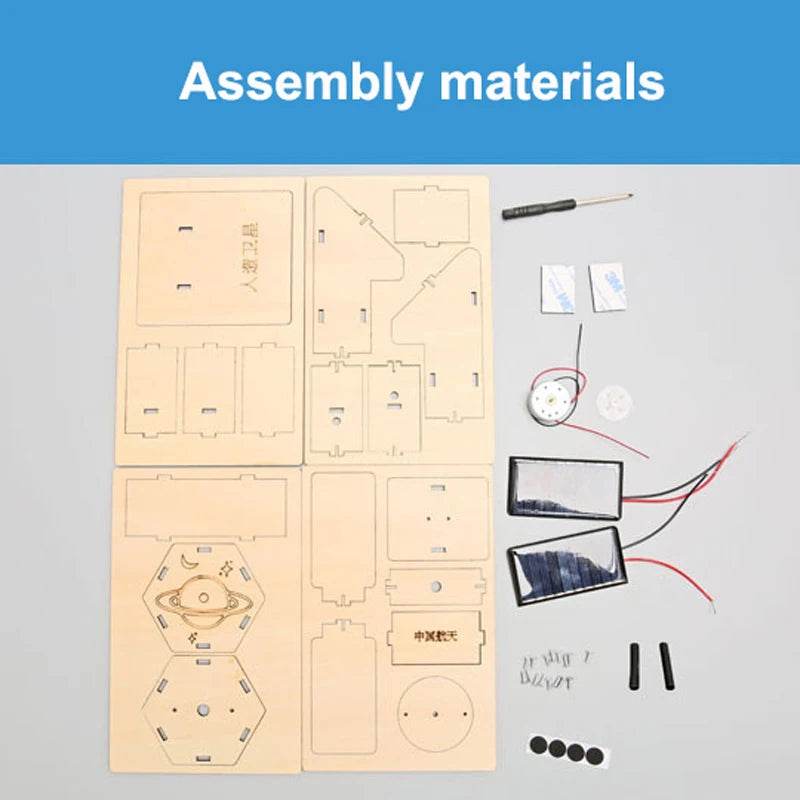 Creative DIY Technology Small Production Aviation Satellite Space Model Children's Educational Handmade Materials Assembly Toys - ToylandEU