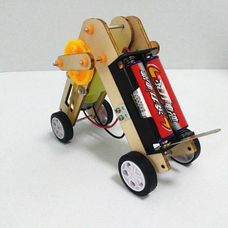 Creative DIY Wooden Electric Robot Kit for Kids - Fun Learning Toy - ToylandEU