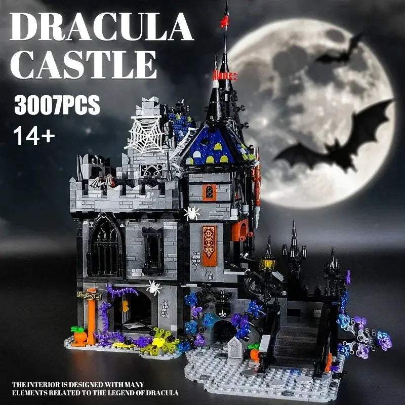 Creative Dracula Castle Building Blocks 3007 Piece Set Gift - ToylandEU