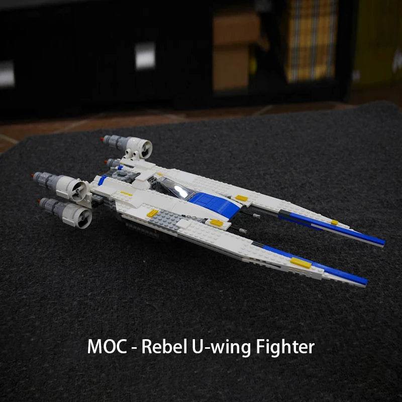 Creative Educational Building Blocks Set with Rebel U-Wing Fighter Design for Unisex Kids and Adults - ToylandEU