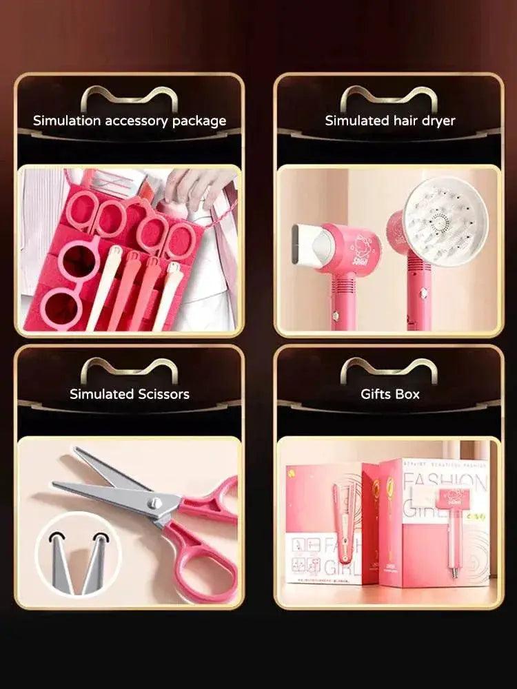  Creative Educational Kids Makeup Toy Set with Hair Dryer -  ToylandEU™