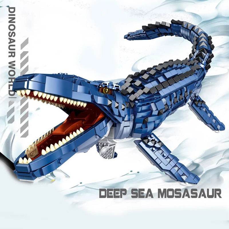 Creative Expert Dinosaur World Deep Sea Mosasaurus Model 1859PCS Building Blocks Toy - ToylandEU