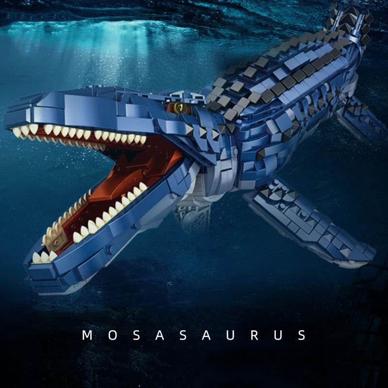 Creative Expert Dinosaur World Deep Sea Mosasaurus Model 1859PCS Building Blocks Toy - ToylandEU