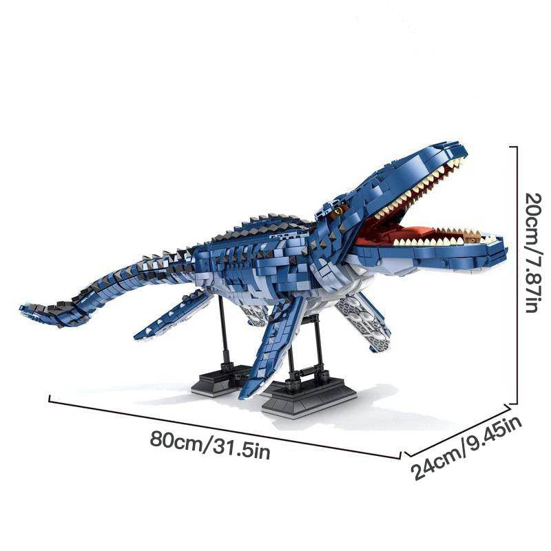 Creative Expert Dinosaur World Deep Sea Mosasaurus Model 1859PCS Building Blocks Toy - ToylandEU