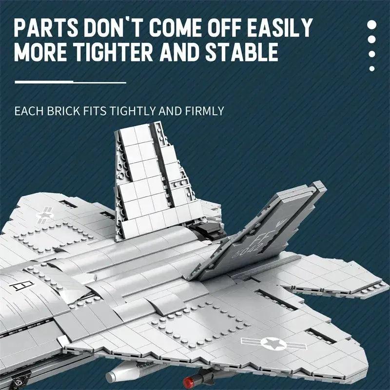  Creative F22 Fighter Model Kit Blocks Toyland EU -  ToylandEU™