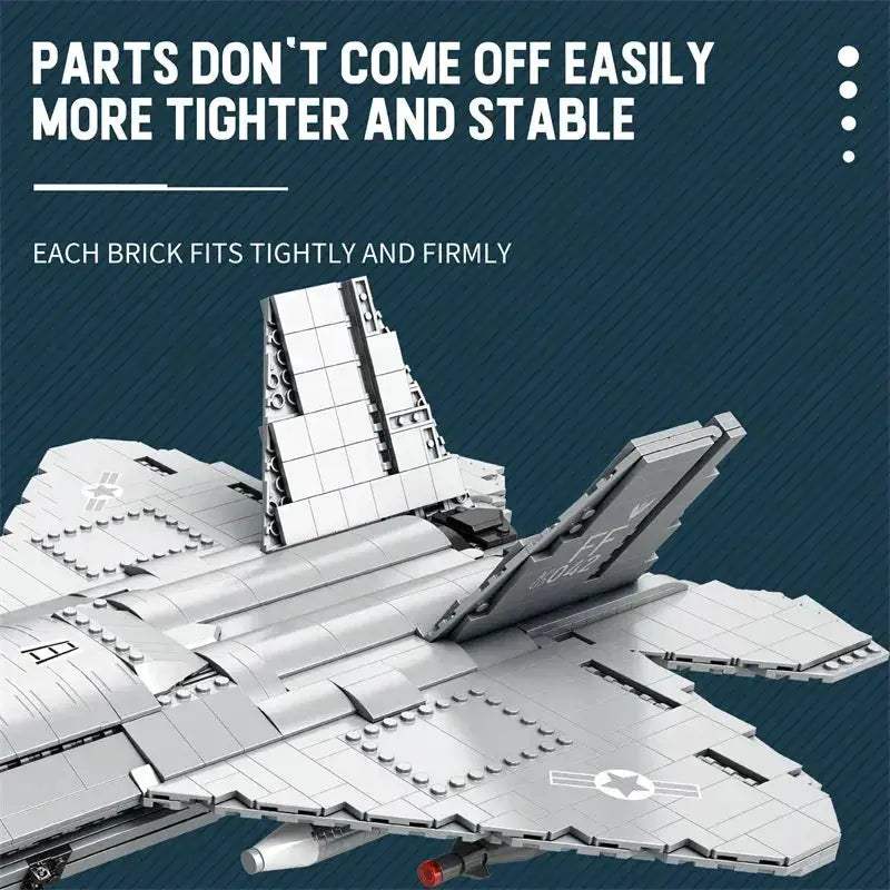  Creative F22 Fighter Model Kit Blocks Toyland EU -  ToylandEU™