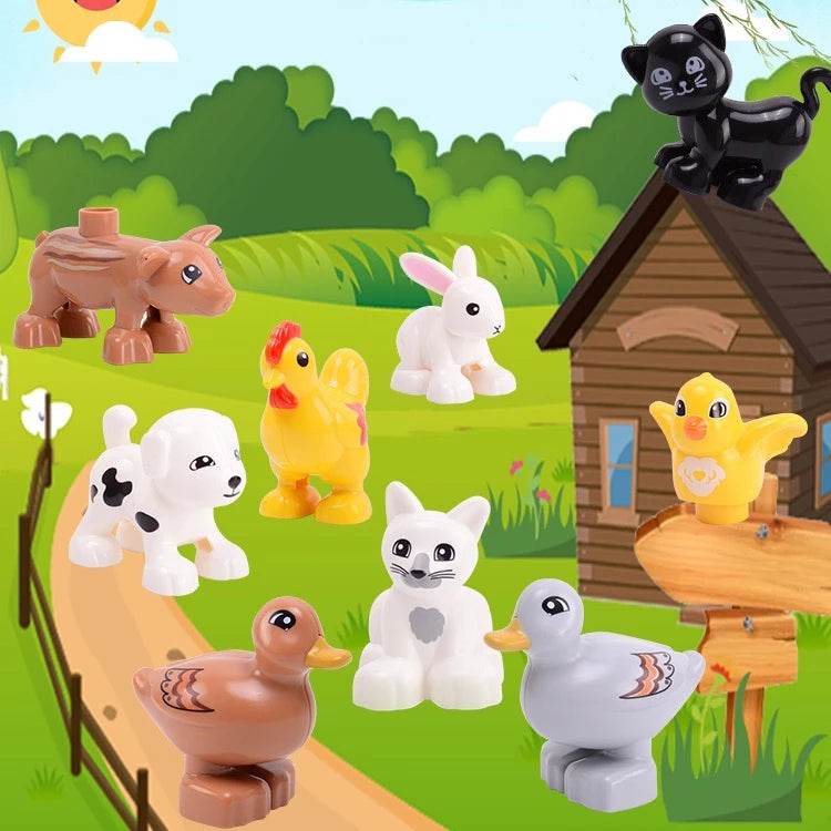 Creative Farm Animal Building Blocks Set for Kids - Big Fun & Learning! - ToylandEU